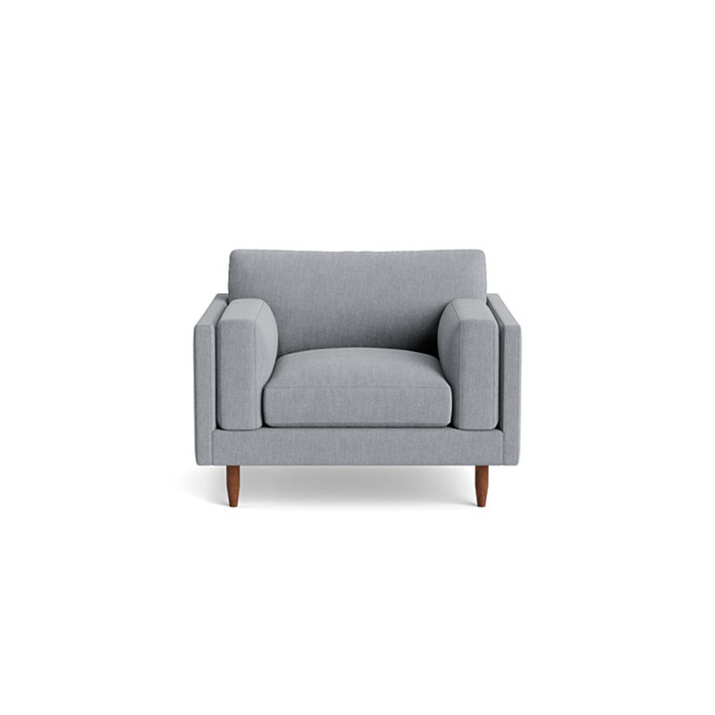 Skinny Fat Chair, Performance Weave - Zinc