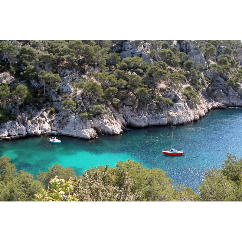 Blackcurrant Calanques by Louis16 - Wrapped Canvas Print, 61cm H x 91cm W