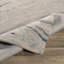 Tapis bleu / beige touffeté à la main Elaenor-312853058