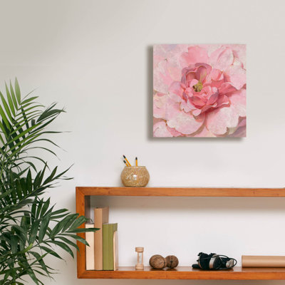 Art mural sur toile Red Barrel Studio «Blush Metallic Peony» par Danhui Nai