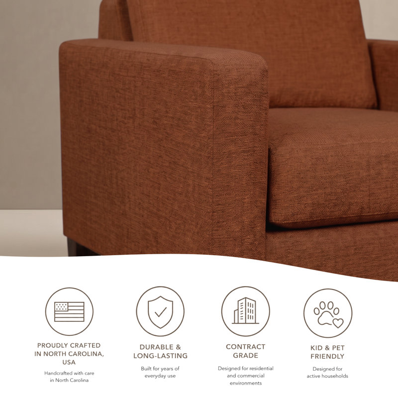 Henry Upholstered Chair, Antic Cinder