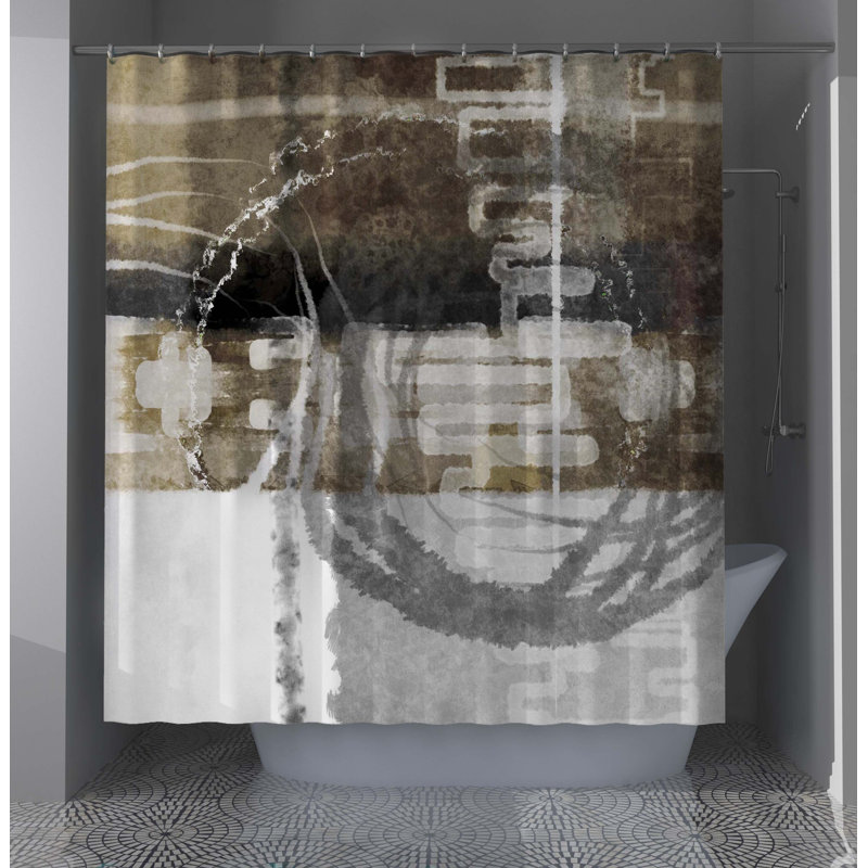 Abstract Shower Curtain