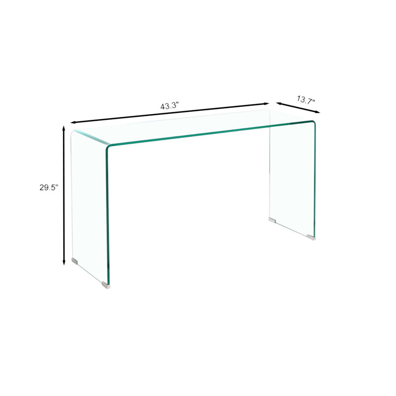 Console en verre
