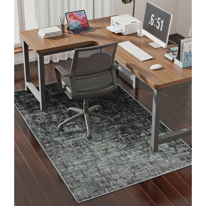 Protecteur de plancher de tapis de chaise et rehausseur de style pour les espaces de bureau à domicile ou de salle à manger