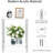 Clear Acrylic Side Table,2 Tier 1-Pack