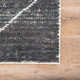 Rowan Geometric Hand-Loomed Black/White Rug