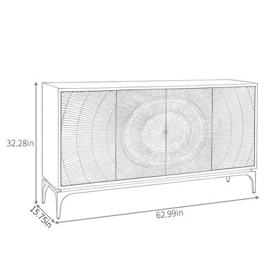 Retro-Style Furniture Sideboard