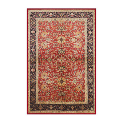 Tapis oriental rouge / noir / beige Wichita
