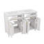 Ensemble de meuble-lavabo moderne 48 po avec lavabo en céramique, meuble de rangement équipé d'un tiroir rabattable et de tablettes à deux niveaux-68489949