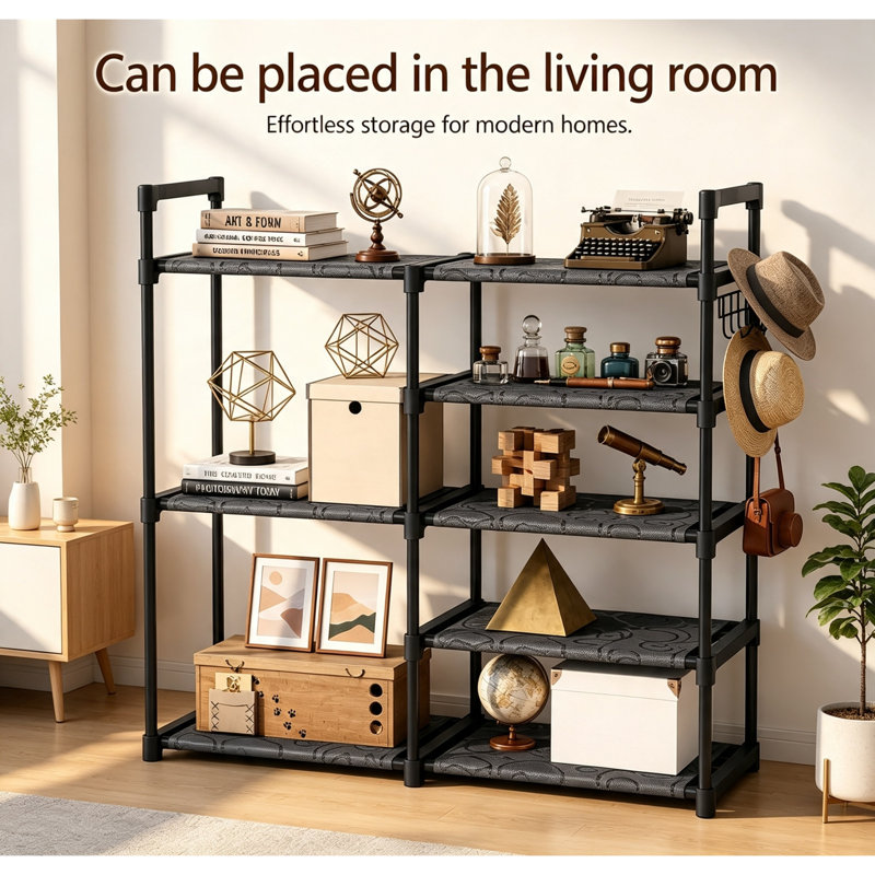 12 Pair Shoe Rack