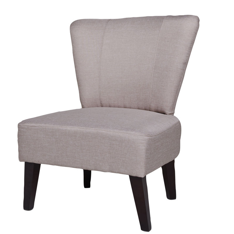 Monahan 16.7'' H Linen Upholstered Parsons Chair