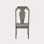 Ensemble de 2 chaises d'appoint en lin beige et chêne vieilli Zumala