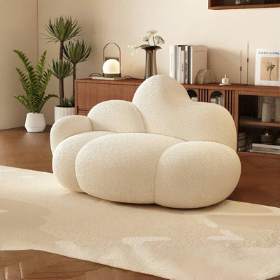 Modern Simple Cream Style Sofa