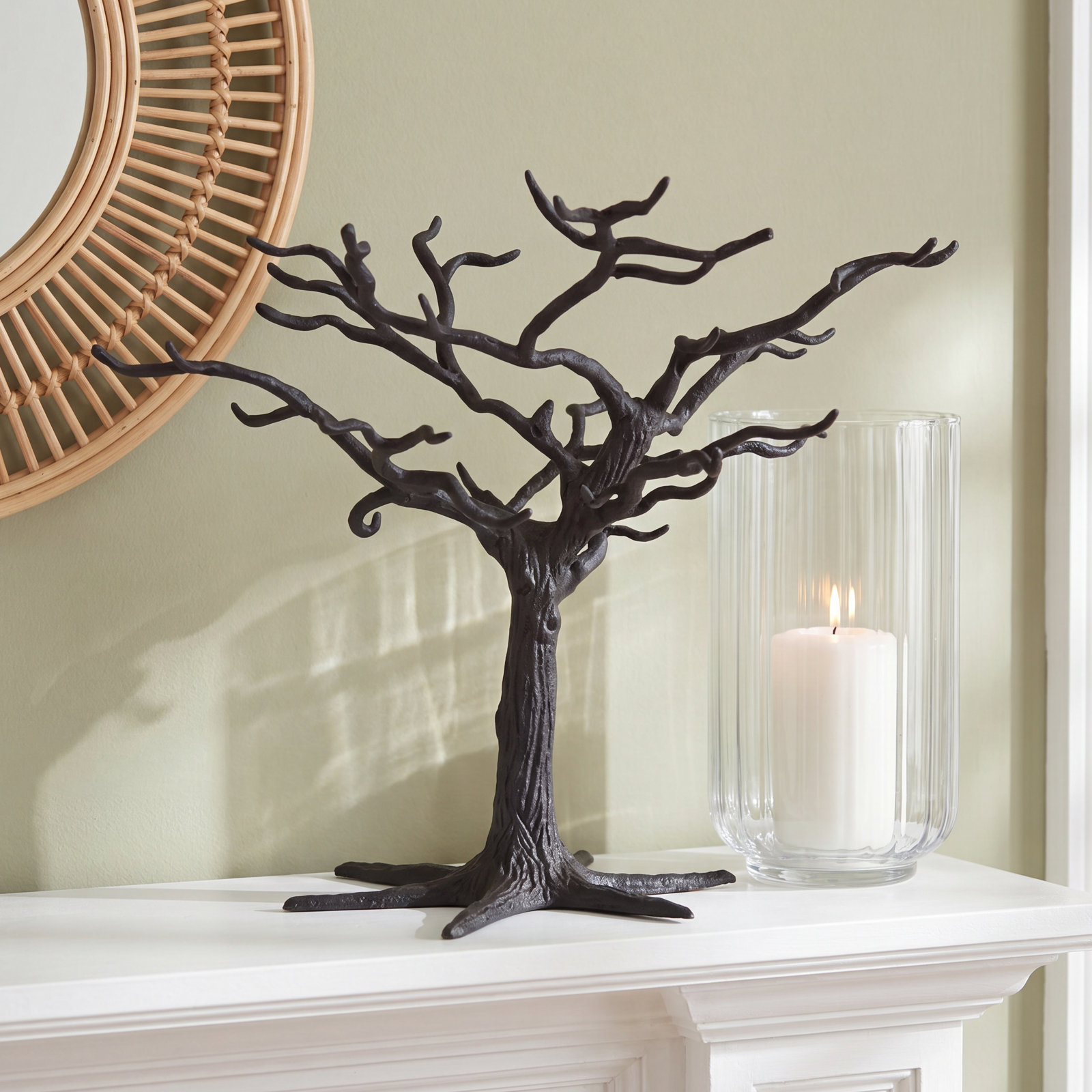 ORNAMENT TREES Metal Ornament Tabletop Tree