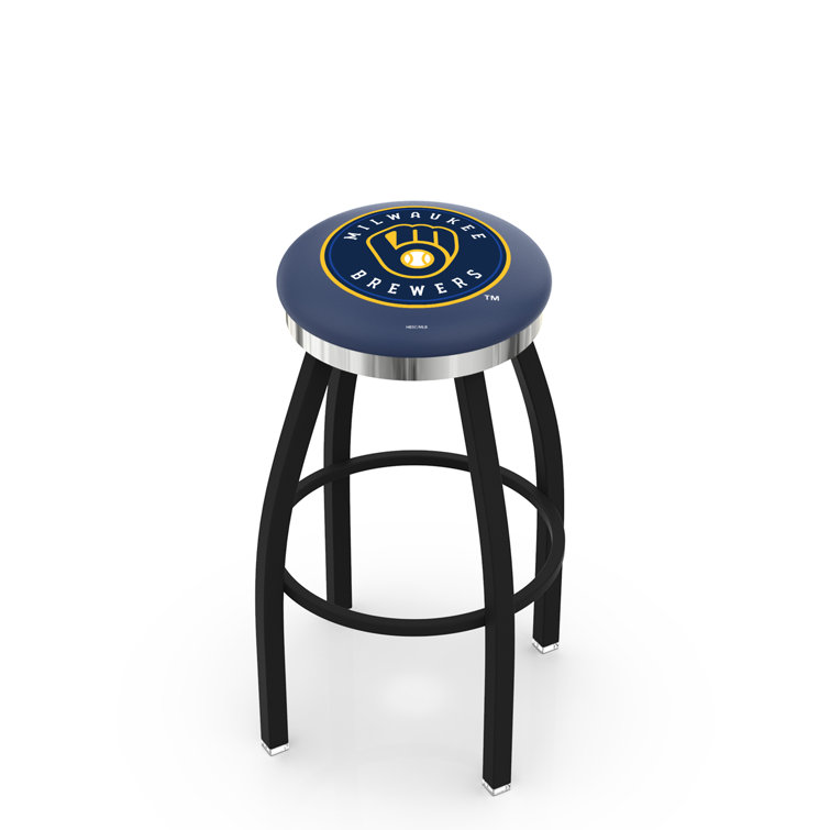 Holland Bar Stool L8B2C Milwaukee Brewers Swivel Bar Stool | Wayfair