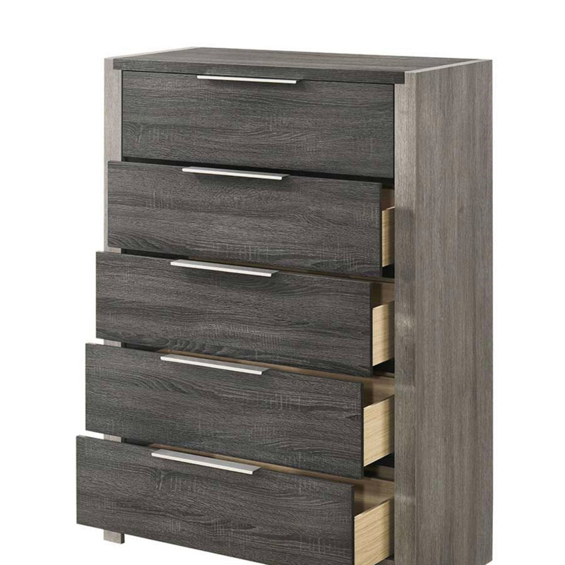Commode à finition grise Jehoram
