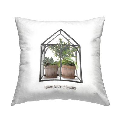 Polyester Throw Square Pillow Cover & Insert