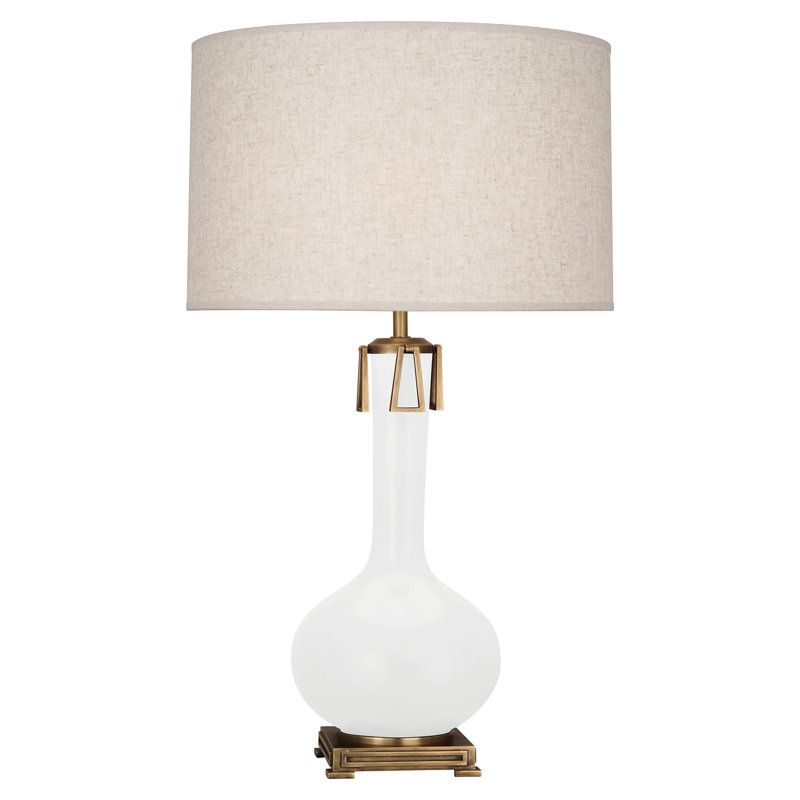 Athena Table Lamp, Matte Lily