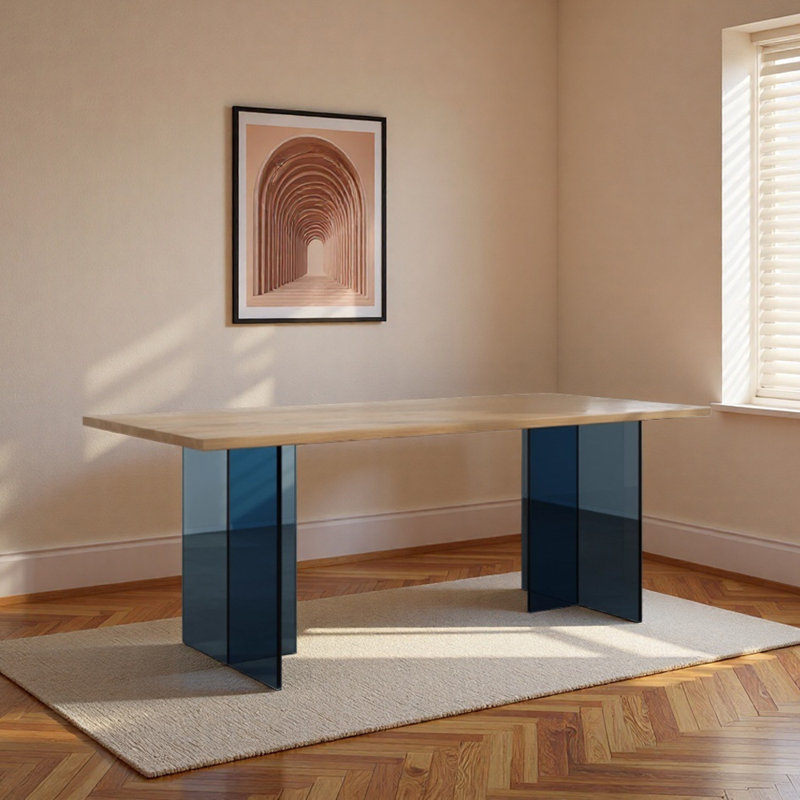 Bureau en bois de frêne Creative Creative, H 29,52 po x l 70,86 po x P 31,49 po