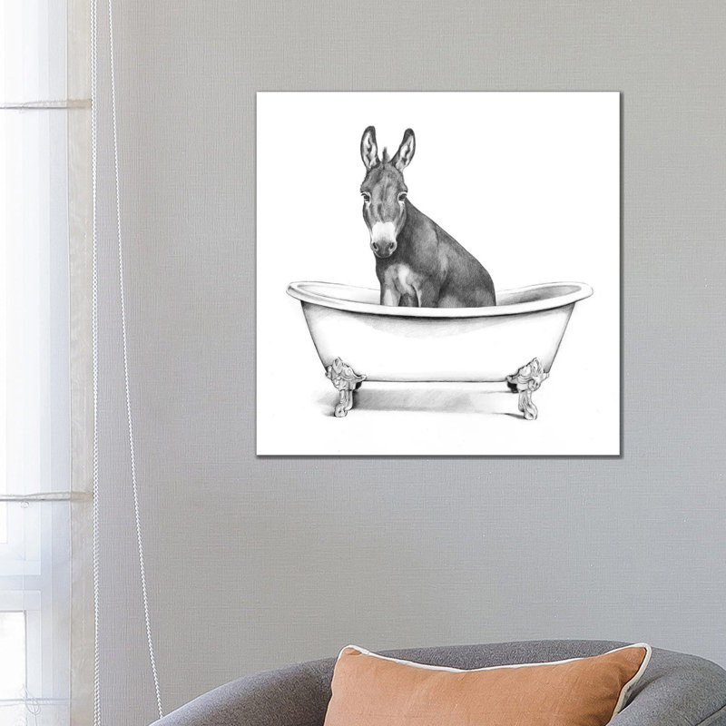 Clawfoot Critter IV - Wrapped Canvas Print, 66.04 cm H x 66.04 cm W x 1.91 cm D