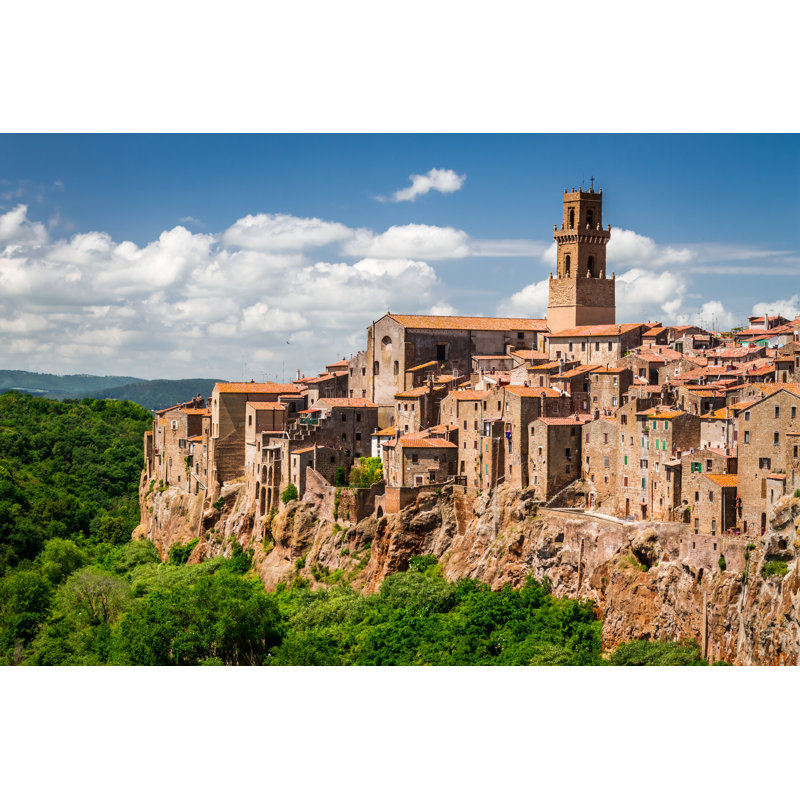 Pitigliano City by Shaiith - Wrapped Canvas Print, 61cm H x 91cm W