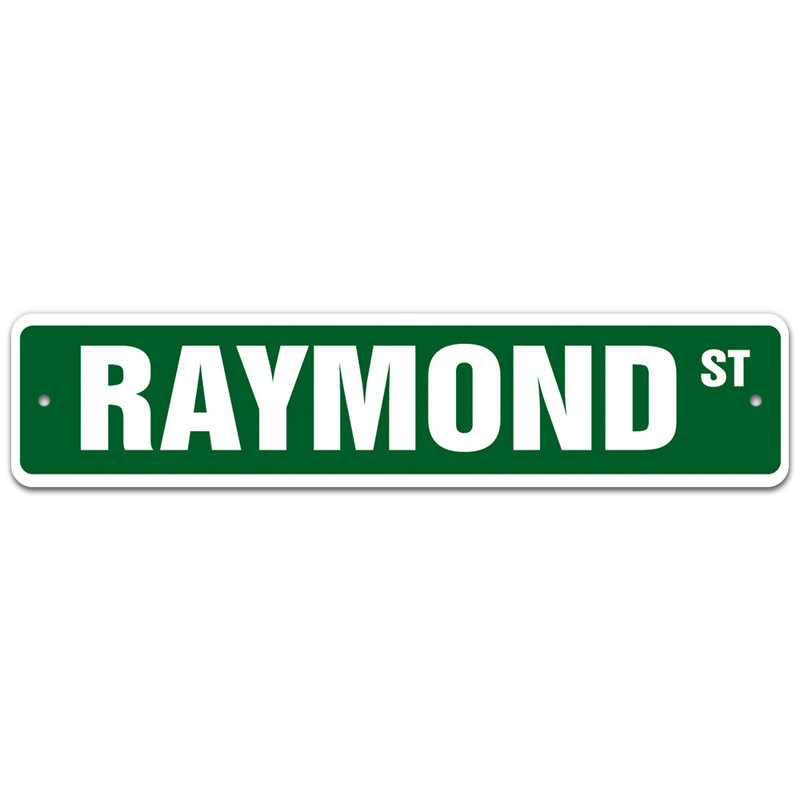 Plaque de rue Lettonie, H 7 po x l 30 po x P 0,1 po