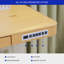 Allurine Height Adjustable Standing Desk with Drawers, USB & Wireless Charger