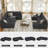 Anjana Chenille Minimalist Living Room Multi - Functional Storage Sofa-328397823