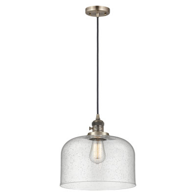 Luminaire suspendu en forme de globe à 1 lumière Analiah