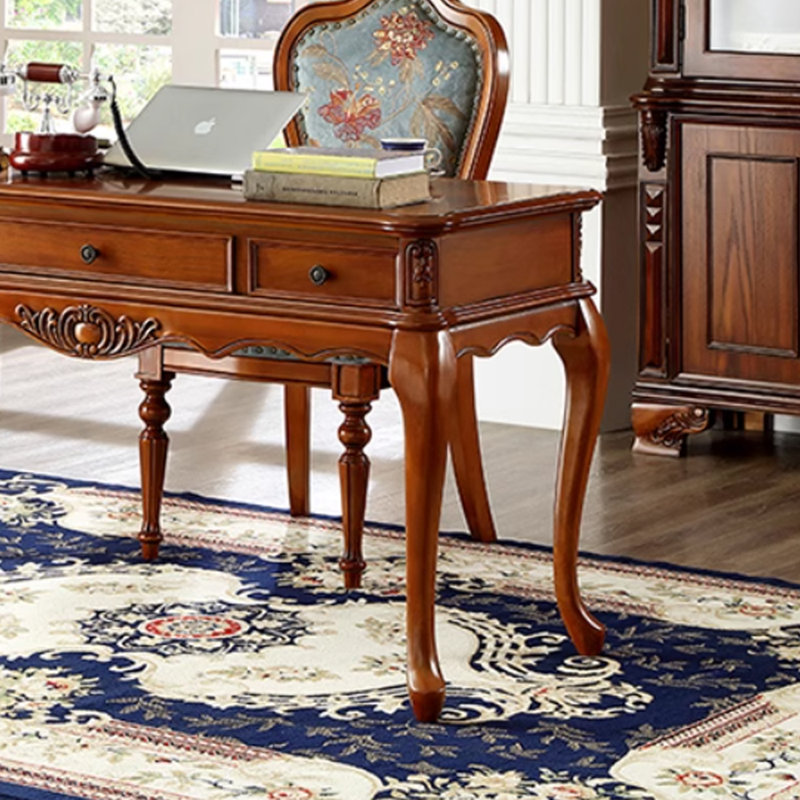 Solid Wood Writing Desk, 30.7" H x 59.05" W x 23.62" D