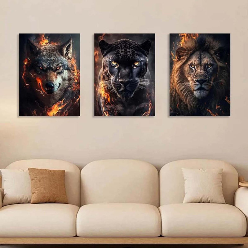 3 Piece Wrapped Canvas Print