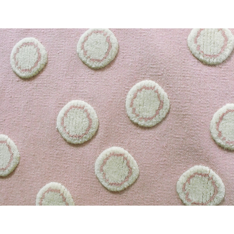 Ring Polka Dots Hand Woven Area Rug, Rectangle 160 x 230cm