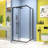 Matte Black Shower Door With 1/4" Tempered Clear Glass, 34.625 In. X 72 -angle Enclosure And Stainless Steel Handle Sliding In Black, Pivot Enticing