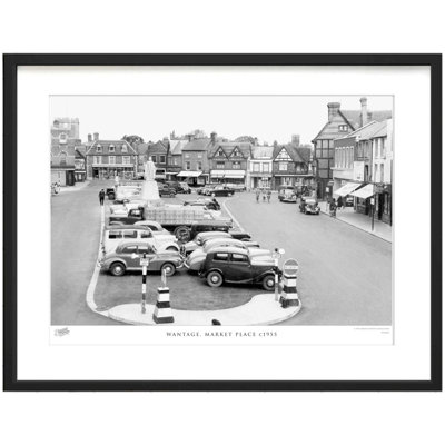 Wantage, Market Place C1955 by Francis Frith - Single Picture Frame Print