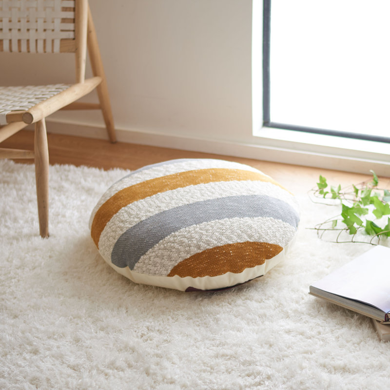 Striped Cotton Throw Pillow