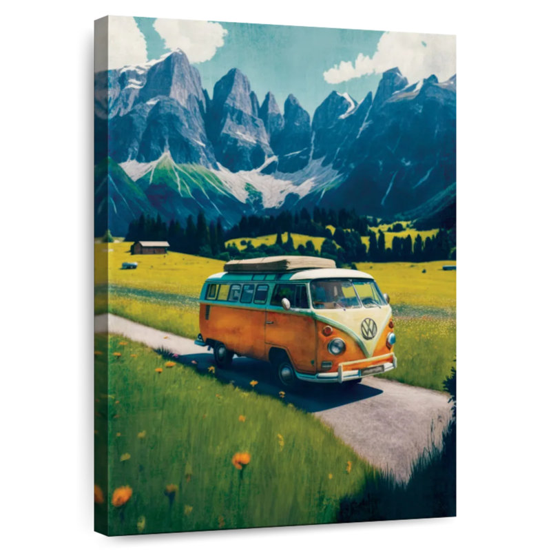 Mehar RV Through The Alps, 51" H x 34" W