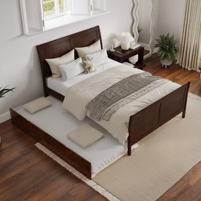 Fitzsimmons Solid Wood Platform Bed with Matching Footboard and Trundle