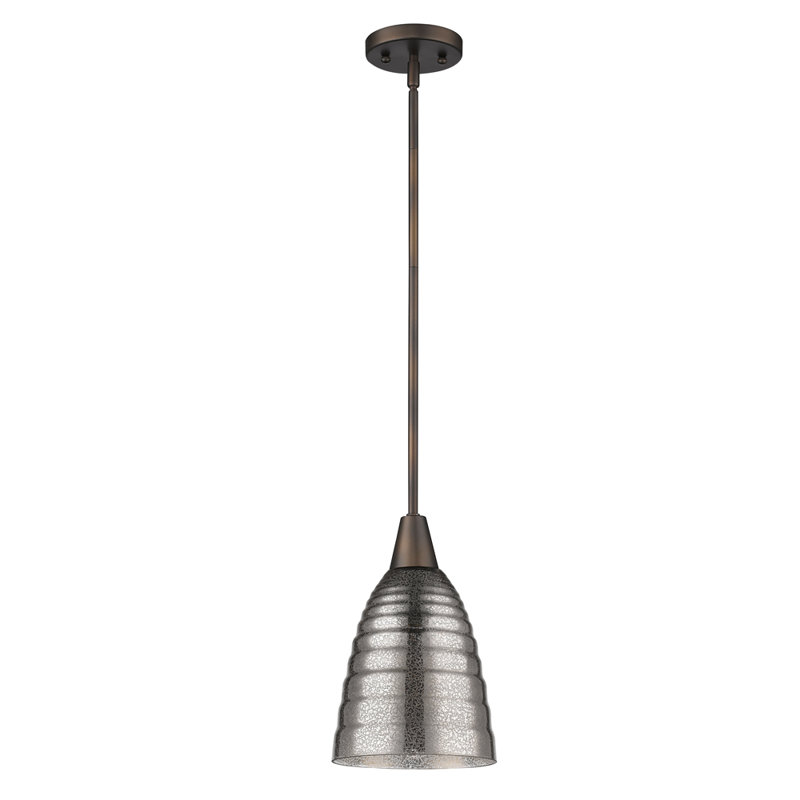 Luminaire suspendu 1 lumière à cône simple Houghtaling