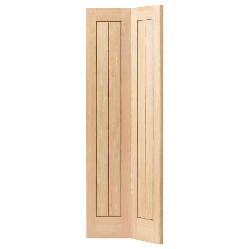 Thames Solid Oak Bi-Fold Door Unfinished