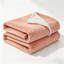 Reversible Flannel Sherpa Blanket, Soft Fluffy Plush Throw Blanket For Couch Bed.-125314536-125314534