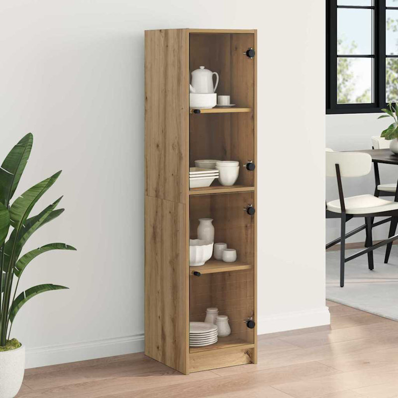  Highboard Artisan Oak 35 X 37 X 142 Cm Engineered Wood, Artisan Oak