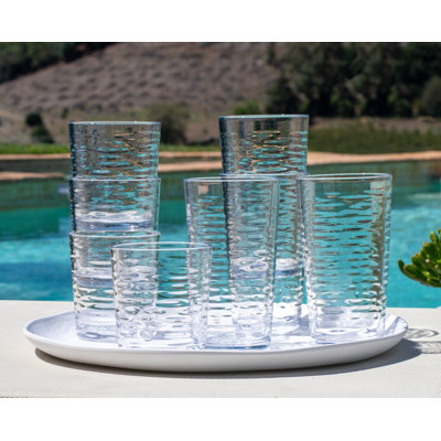 Atis 20oz. Acrylic Drinking Glass Set