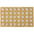 Sun Burst White Modern Doormat