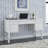Alvy Vanity w/ Tri-Fold Mirror and Upholstered Bench Seat