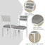 Ensemble de salle à manger rustique 6 pièces avec banc et 4 chaises rembourrées - Mobilier de salle à manger classique-985909327