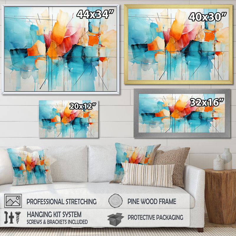 Collage symphonie I - art mural abstrait, collage, salon, H 24 po x l 32 po x P 1 po, Toile tendue