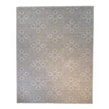 Floral Area Rug in Blue/Gray/Taupe