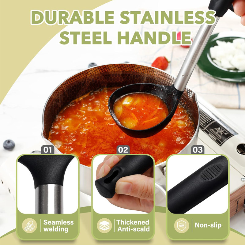 35 Pcs Silicone Cooking Utensil Set,stainless Steel Kitchen Utensils Set,non-stick Heat Resistant,black
