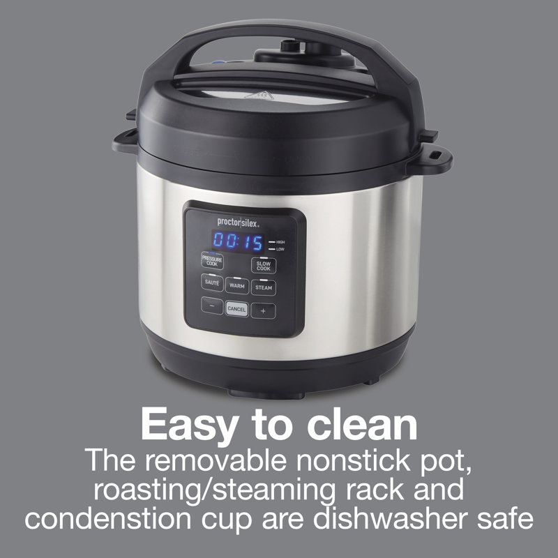 Stainless Steel 3 Quart Multi-Function Pressure Cooker