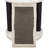 TRIXIE Bovina 55.5" Cat Tower, Sisal Scratching Posts, Cat Tree with Plush-Covered Hammock, Platforms, Cushions, Black